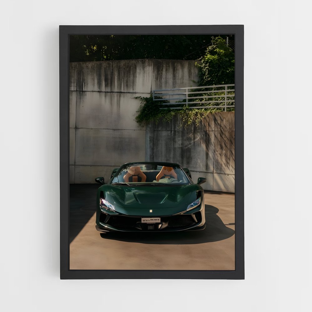 Poster spider de beauté – affiche Ferrari (vue 2)